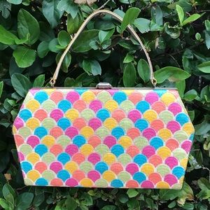 Colorful Vintage Handbag Purse
